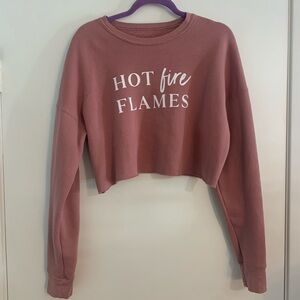 Whitney Simmons Fitness Crop Top Pull Over M/L